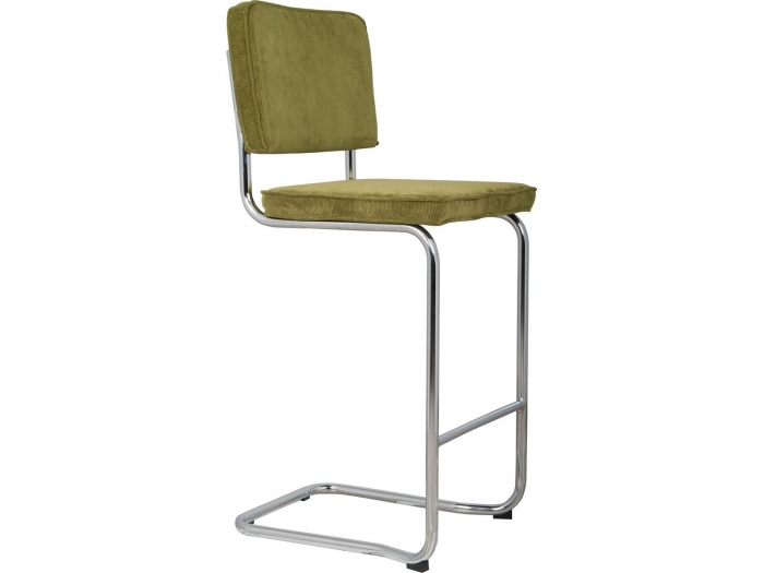 Barhocker Ridge Cord Grün von ZUIVER