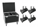 EUROLITE Scheinwerfer Set 4x LED THA-100F MK2 Theater-Spot + Case